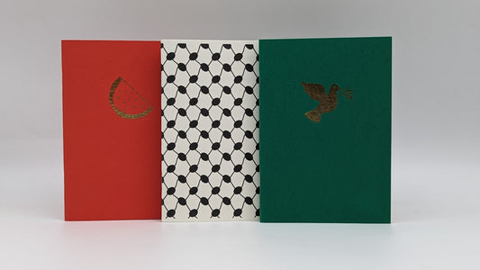 A6 Palestine Notebook Set for Medical Aid for Palestinians