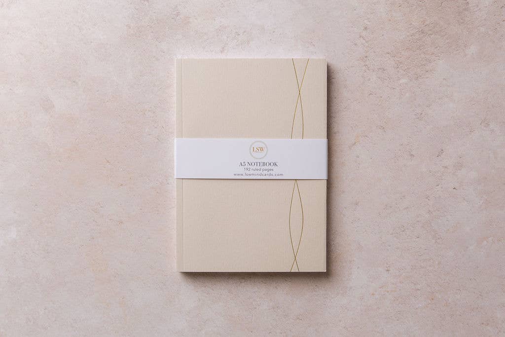 A5 lined notebooks - Beautiful 192-page ruled notepads