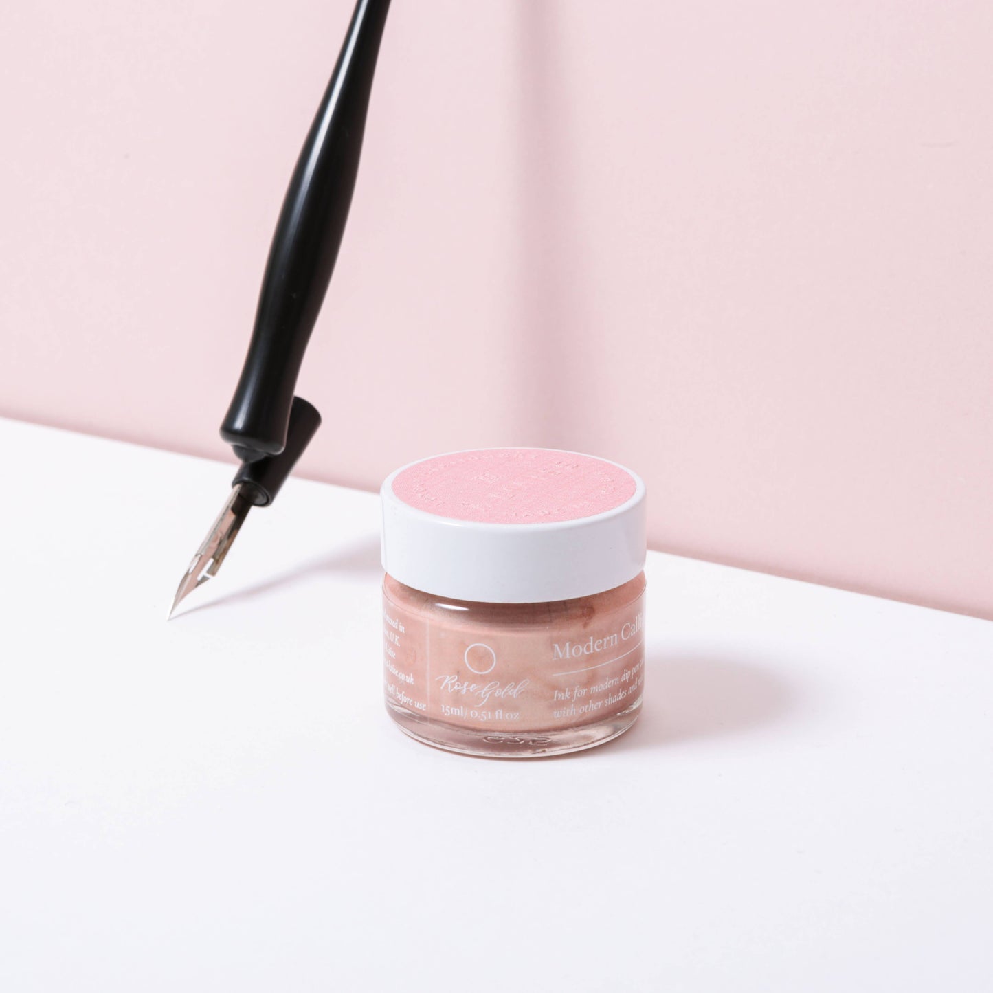 Rose Gold Modern Calligraphy Ink