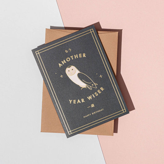 'Another Year Wiser - Happy Birthday' Card