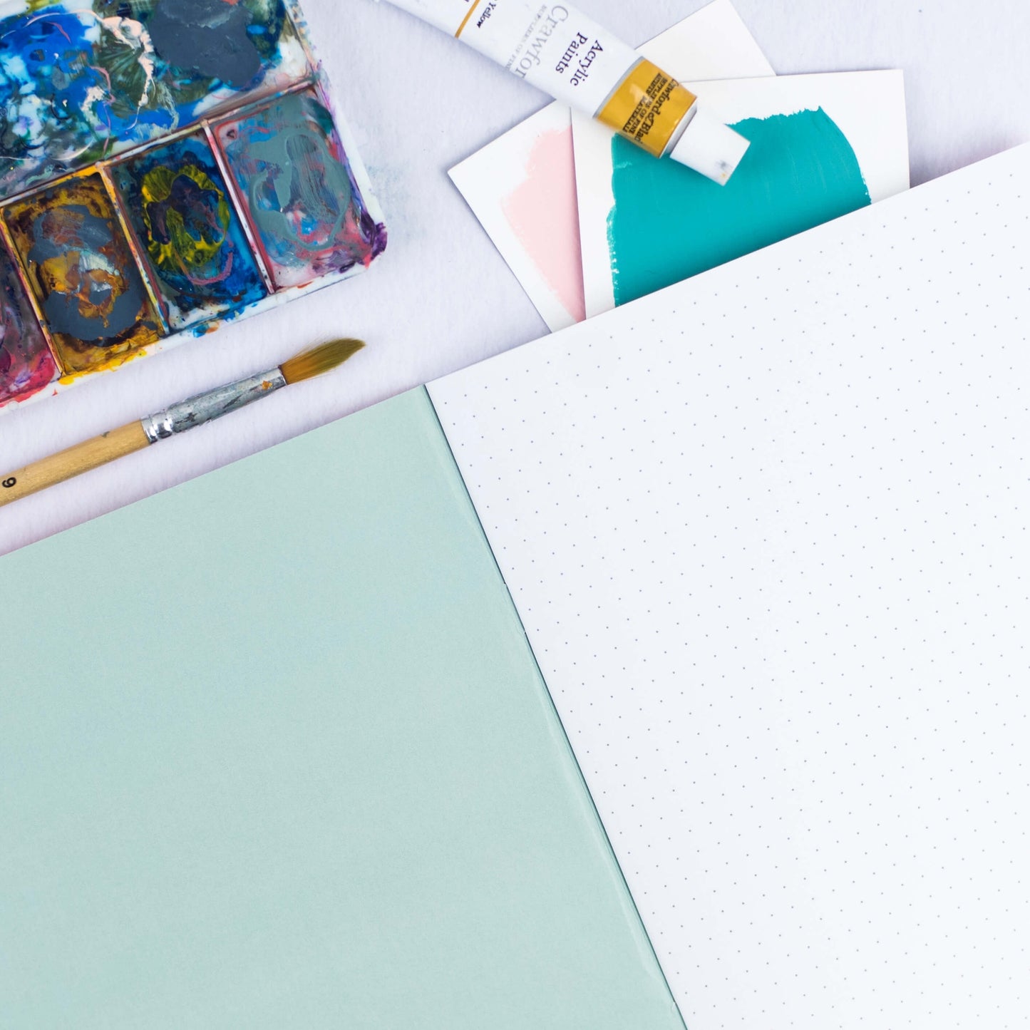 Pastel Rectangles A5 Notebook