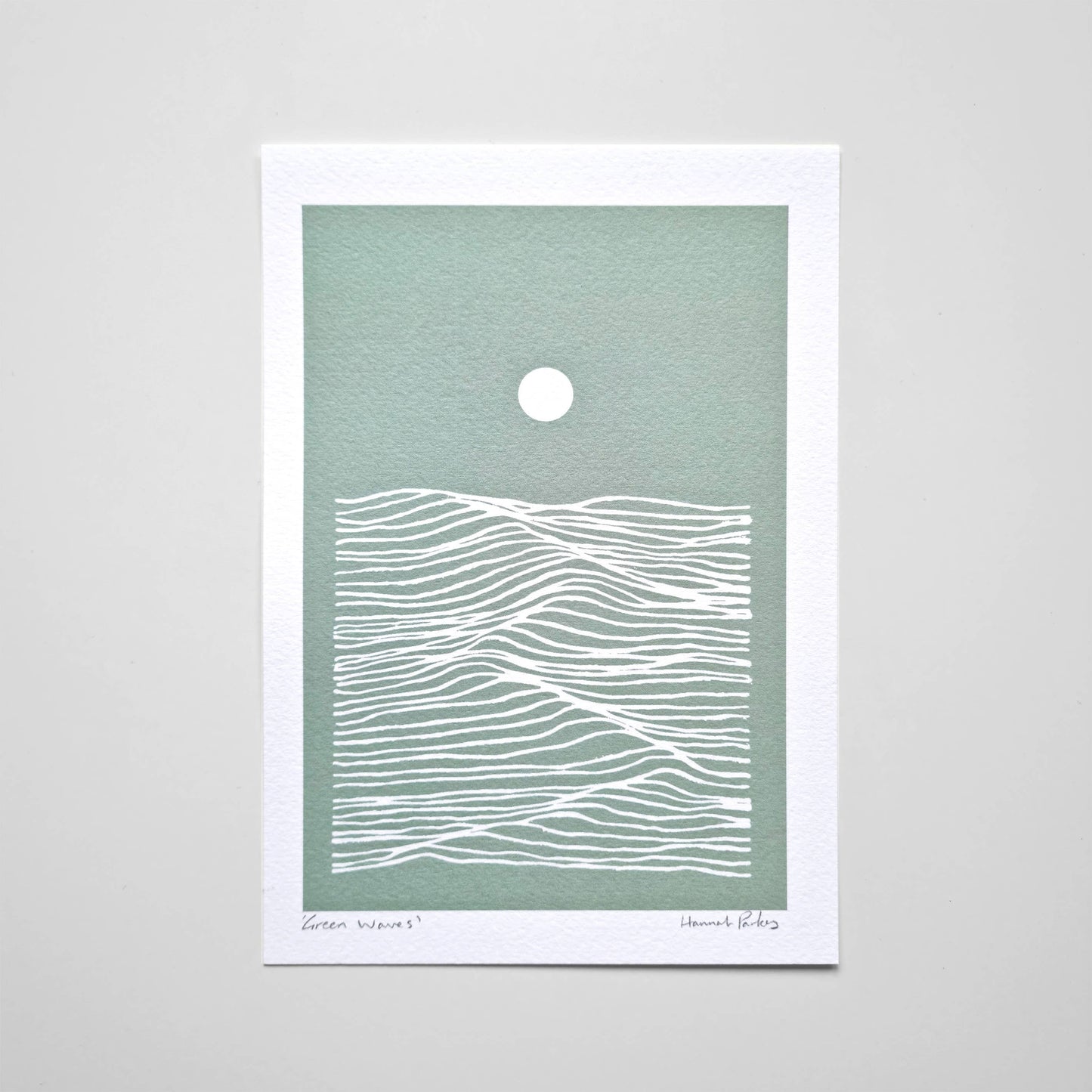 A5 Green Waves