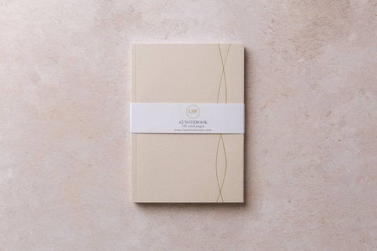 A5 lined notebooks - Beautiful 192-page ruled notepads