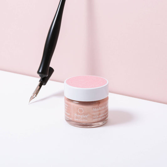 Rose Gold Modern Calligraphy Ink