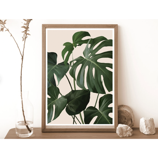 Monstera Deliciosa A4 Print