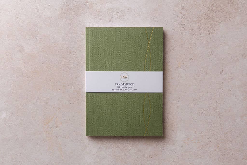 A5 lined notebooks - Beautiful 192-page ruled notepads