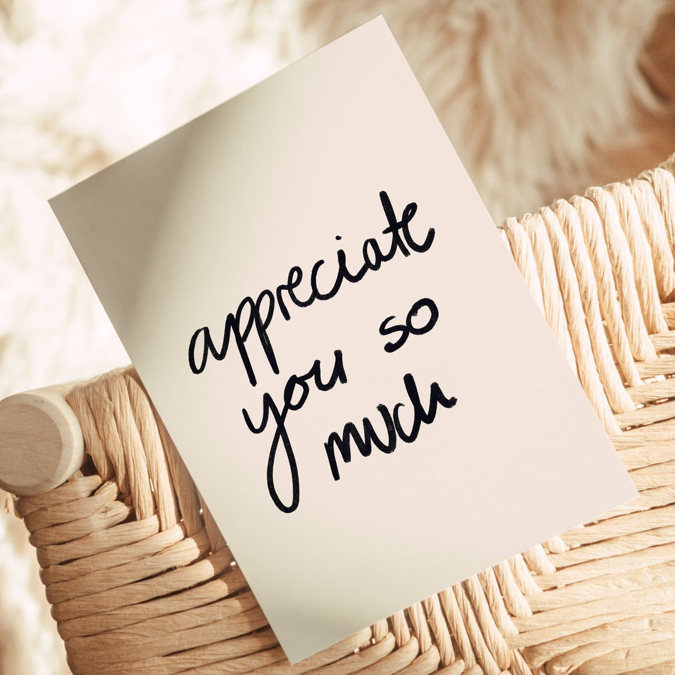 'Appreciate You So Much' Card