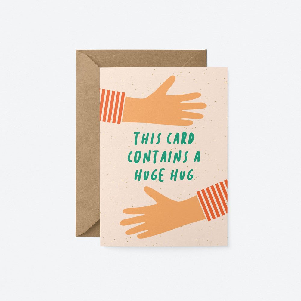 This Card Contains A Huge Hug